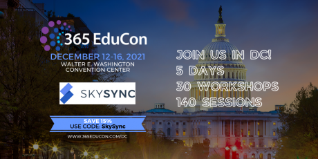 SkySync EduCon DC 2021 Banner